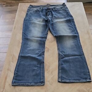 Black Blue Flare Wide Leg Jeans